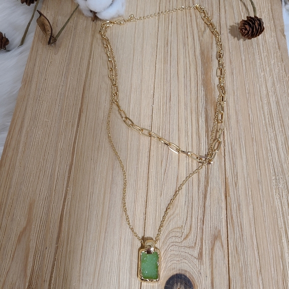 💚💚NEW💚💚GORGEOUS!! Layered Double Chain Necklace in GOLD 💚💚 - Picture 7 of 14
